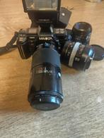 Minolta 7000 + 70-210 / 50 / 35-70mm { Single lens reflex, Audio, Tv en Foto, Fotocamera's Analoog, Nieuw