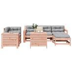 vidaXL 7-delige Loungeset massief douglas vurenhout, Tuin en Terras, Tuinsets en Loungesets, Verzenden, Nieuw, Loungeset