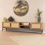 RENEW TV-meubel Carini Hout en Webbing, 200cm in 3 kleuren