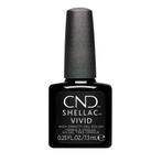 CND  Shellac Vivid  Black Tuxedo 7,3 ml, Verzenden, Nieuw