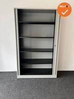 Roldeurkast - Ahrend - 195x120x45cm - Wit beige- Met wit bei, Werkplek, Ophalen of Verzenden, Gebruikt, Kast