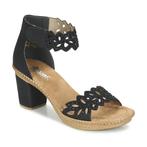 Rieker  POTIRASSE  Zwart Sandalen, Kleding | Dames, Schoenen, Verzenden, Nieuw
