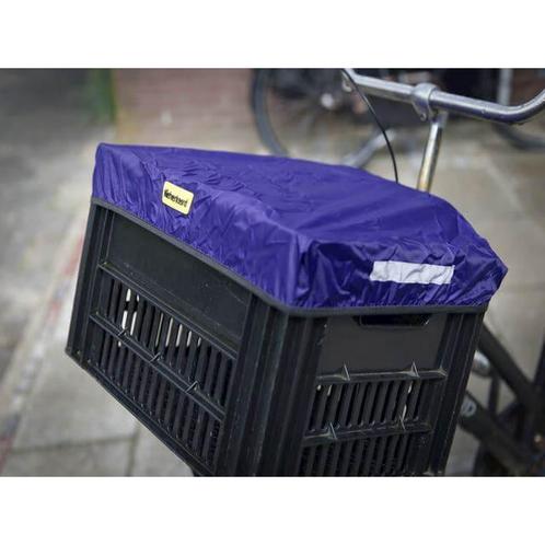 Niet verkeerd Fietskrat Hoes Kratcover Blauw, Fietsen en Brommers, Fietsaccessoires | Fietsmanden, Nieuw, Verzenden