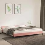 vidaXL Bedframe met hoofdeinde zonder matras 200x200 cm, Huis en Inrichting, Verzenden, Overige maten, 200 cm, Stof