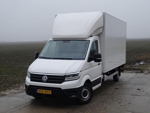 Volkswagen Crafter 2.0 TDI | 141 PK | Highline | Bakwagen, Auto's, Bestelauto's, Dealer onderhouden, Lease, Zwart, Automaat, Wit