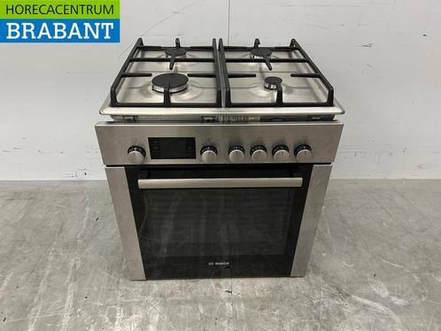 RVS Bosch Heteluchtoven Convectie Oven met 4 pits gasfornuis, Zakelijke goederen, Horeca | Keukenapparatuur, Gebruikt, Ophalen of Verzenden