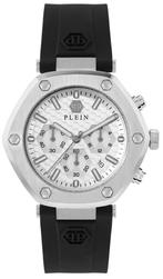 Philipp Plein PWZBA0123 The Hexagon Chrono horloge, Overige merken, Staal, Verzenden, Polshorloge