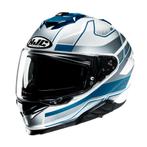 HJC i71 Iorix Blauw Zilver Integraalhelm, Motoren, Kleding | Motorhelmen, Nieuw met kaartje, HJC, Integraalhelm, S