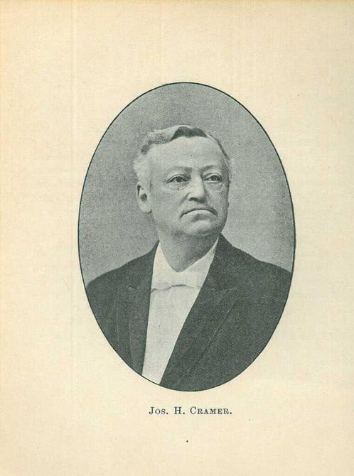 Portrait of Joseph Hubert Cramer, Antiek en Kunst, Kunst | Etsen en Gravures