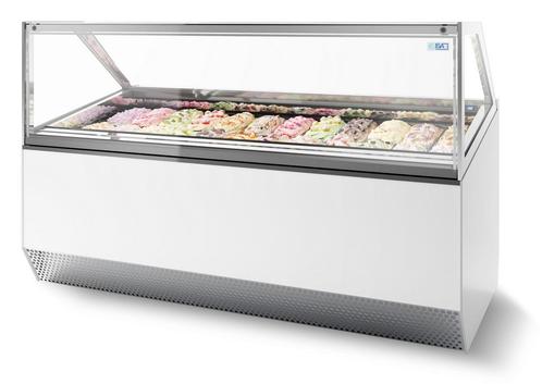 Combisteel Schepijsvitrine | Millenium 12x 5L | 1166x1054x13, Witgoed en Apparatuur, Koelkasten en IJskasten, Ophalen of Verzenden