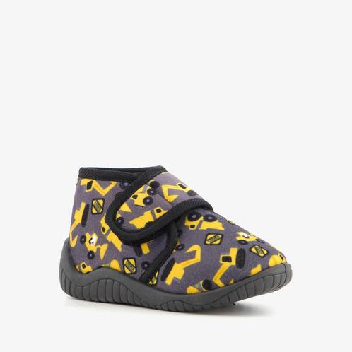 Thu!s kinder pantoffels met graafmachines grijs maat 27, Kleding | Dames, Schoenen, Nieuw, Verzenden