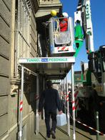 Veiligheids tunnel I Steiger I Voetganger I Personeel, Doe-het-zelf en Verbouw, Steigers, Nieuw