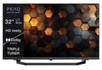 Peaq 32H-5024C – 32 inch HD-Ready LED televisie, LED, Zo goed als nieuw, 100 cm of meer, 4k (UHD)