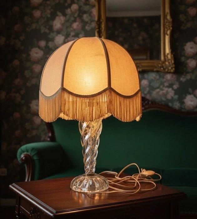 Lamp - Kristal - Gedraaid kristal, Antiek en Kunst, Curiosa en Brocante