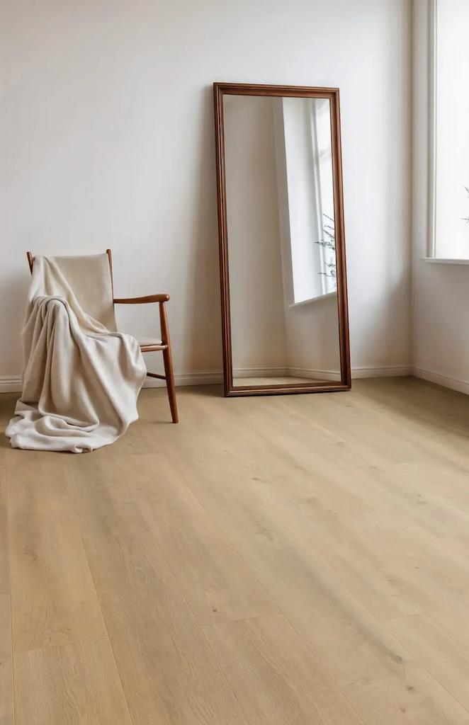 Laminaat rechte plank naturel eiken |  Hoomline Royal XL V2, Huis en Inrichting, Stoffering | Vloerbedekking, Ophalen