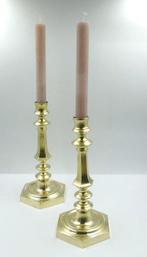 Taperstick (kleine blaker met een dunne pijp) (2) - Brons -, Antiek en Kunst