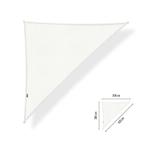 Schaduwdoek 3x3x4,2 driehoek 90 graden Artic White, Ophalen of Verzenden, Nieuw