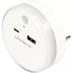 Benson Nachtlamp met USB-A/C, dag/nacht- en bewegingssens..., Ophalen of Verzenden, Nieuw