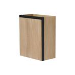 Fonteinkast BWS Elements 40x21,8 cm Naturel Eik / Mat Zwart, Ophalen of Verzenden, Nieuw, Bad