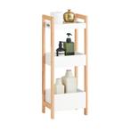 2dekans | SoBuy Badkamerkastje met 3 Vakken - 28x74x20 cm -, Huis en Inrichting, Woonaccessoires | Spiegels, Ophalen of Verzenden