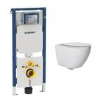 Saniclear Jama UP720 toiletset rimfree met flatline, Doe-het-zelf en Verbouw, Sanitair, Nieuw, Ophalen of Verzenden