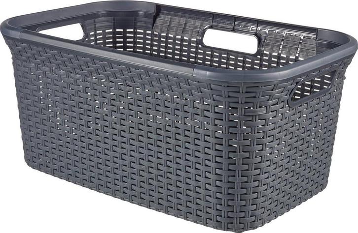 Curver Style Wasmand 45L Antraciet, Huis en Inrichting, Keuken | Keukenbenodigdheden, Gebruikt, Ophalen of Verzenden