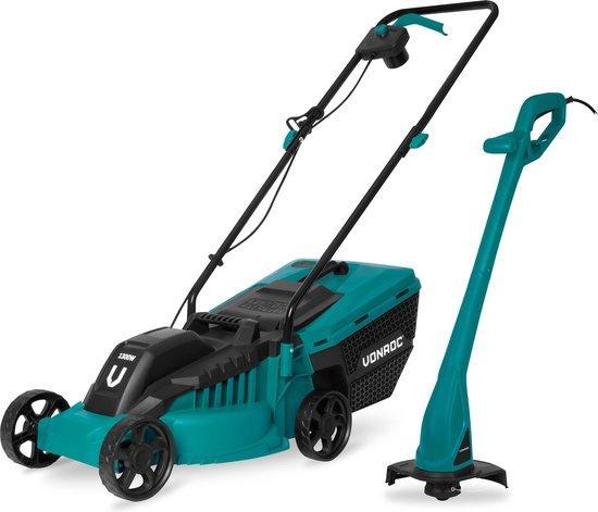 2dekans | VONROC Grasmaaier 1300W 32cm maaibreedte - en, Doe-het-zelf en Verbouw, Gereedschap | Overige machines, Zo goed als nieuw