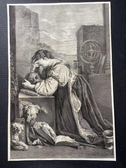 Domenico Fetti (1589-1623), after, engraved by Henri Simon, Antiek en Kunst, Antiek | Overige Antiek