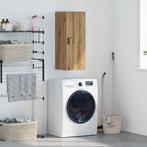 vidaXL Wandkast Artisan Eiken 34,5 x 34 x 90 cm Bewerkt hout, Minder dan 50 cm, Verzenden, Nieuw, Minder dan 100 cm