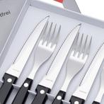 RÖR Solingen Steakmes - Gekarteld - Vorken - RVS - Kunsts.., Huis en Inrichting, Keuken | Bestek, Ophalen of Verzenden, Nieuw