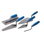 Silverline Complete troffel set - soft-grip handvaten - 5..., Doe-het-zelf en Verbouw, Gereedschap | Handgereedschap, Ophalen of Verzenden