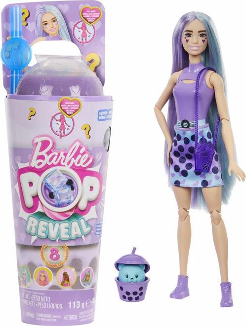 Barbie Reveal - Bubbelthee Barbiepop - Taro melk, Kinderen en Baby's, Speelgoed | Poppen, Ophalen of Verzenden