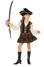 Piraat Jurk Bruin Meisje, Nieuw, Verzenden