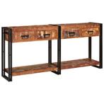 vidaXL Console Tafels (Set van 2) met Lades - Gemengde, Verzenden, Nieuw