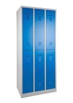 WRC lockerkasten (2-deurs, 4-deurs en 6-deurs) Grijs / Blauw, Ophalen of Verzenden, Nieuw, Industrieel