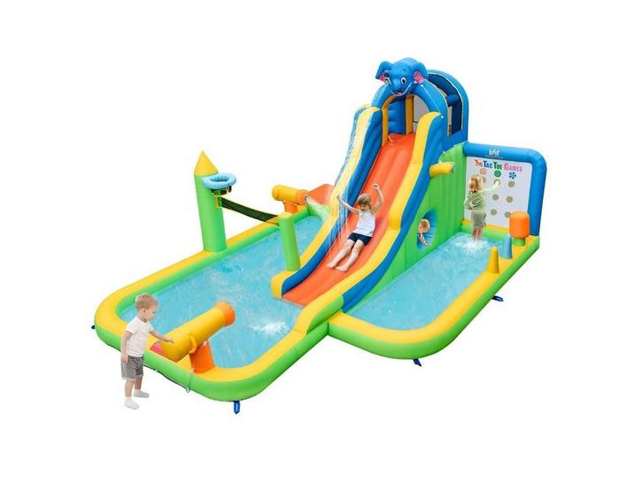 Coast 9-in-1 Springkasteel Olifant met Glijbaan, Klimwand &, Huis en Inrichting, Overige Huis en Inrichting, Nieuw, Verzenden