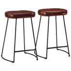 Barkrukken 41x29x62cm | Tweedekansje | Trendy Bar Look, Huis en Inrichting, Barkrukken, 2 krukken, Ophalen of Verzenden, Nieuw