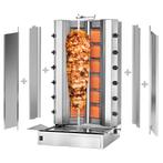 GGM Gastro | Gas Gyros-/ Döner grill - V vorm - 6+6 branders, Verzenden