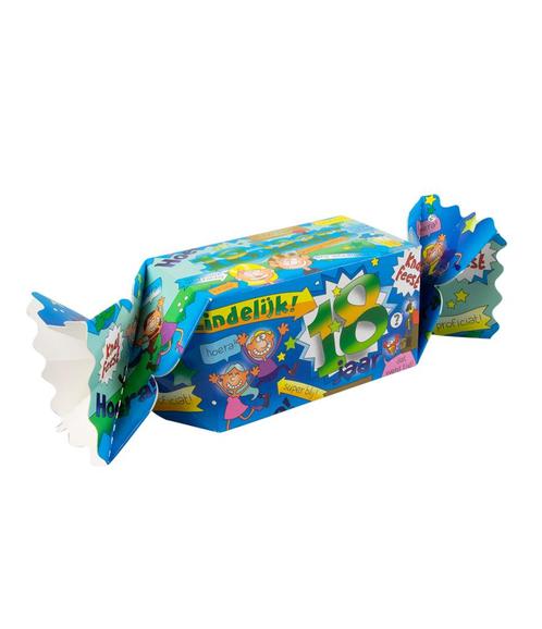 Geschenkdoosje 18 Jaar 26cm, Hobby en Vrije tijd, Feestartikelen, Nieuw, Verzenden