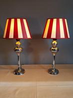 Tafellamp (2) - Schemerlampen - Metaal - Hoogte 50 CM.