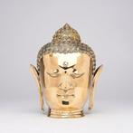 sculptuur, NO RESERVE PRICE - Buddha Head Sculpture - 25 cm, Antiek en Kunst