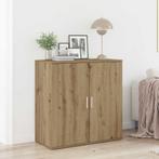 vidaXL Dressoir artisanaal eikenkleurig 79 x 38 x 80 cm, Verzenden, Nieuw, Overige houtsoorten, Minder dan 50 cm