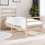vidaXL Bedframe massief grenenhout 90x190 cm, 90 cm, Eenpersoons, Bruin, Verzenden