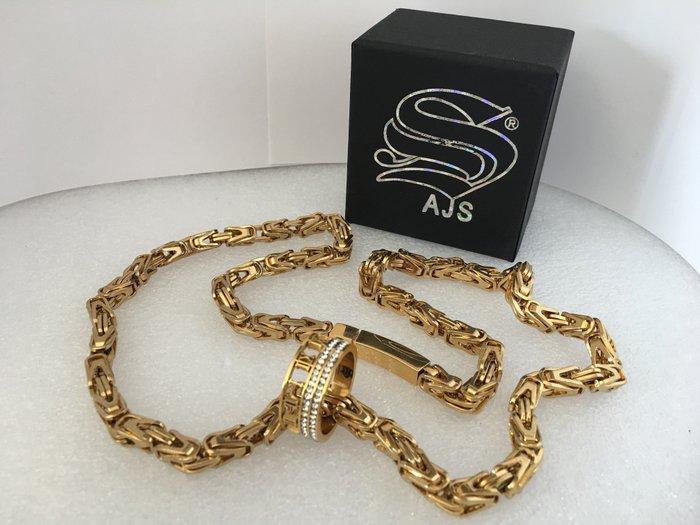 AJS Memento Mori Time Band & Royal Weave Chain hypoallergeen, Antiek en Kunst, Antiek | Boeken en Bijbels