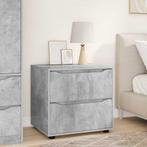 vidaXL Opbergkast Beton Grijs 60 x 48 x 57 cm Bewerkt hout, Huis en Inrichting, Kasten | Overige, Verzenden, Nieuw