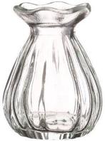 Glas Vaas Tafelvaas Hyacint Fleur Clear klein model Ø7x9 cm, Hobby en Vrije tijd, Knutselen, Ophalen of Verzenden, Nieuw