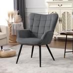 WOLTU Fauteuil - Relaxstoel - Loungestoel - Donkergrijs, Verzenden, Nieuw