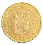 Gouden 10 gulden Wilhelmina 1911, Goud, Losse munt, Verzenden