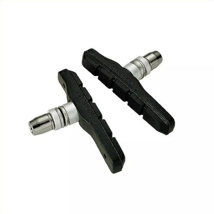 Union V-brake remblokken - 72 mm - Zwart - Set van 2 - Ee..., Fietsen en Brommers, Fietsonderdelen, Nieuw, Ophalen of Verzenden