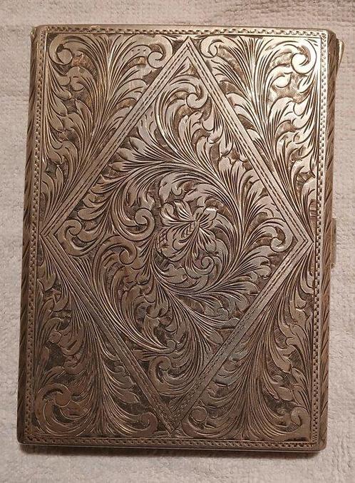 Sigarettendoos - .800 zilver, Antiek en Kunst, Antiek | Goud en Zilver